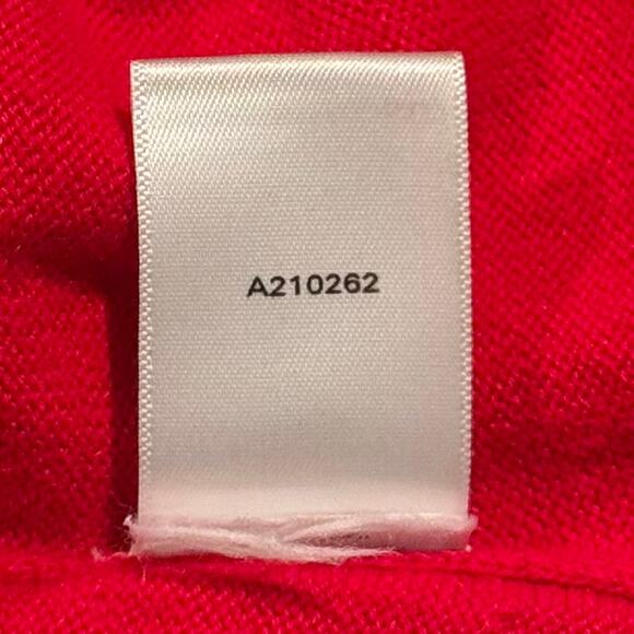 Quacker Factory Sweater 1/4 Zip Embellished Christmas Holiday Festive Red Small - Picture 5 of 7